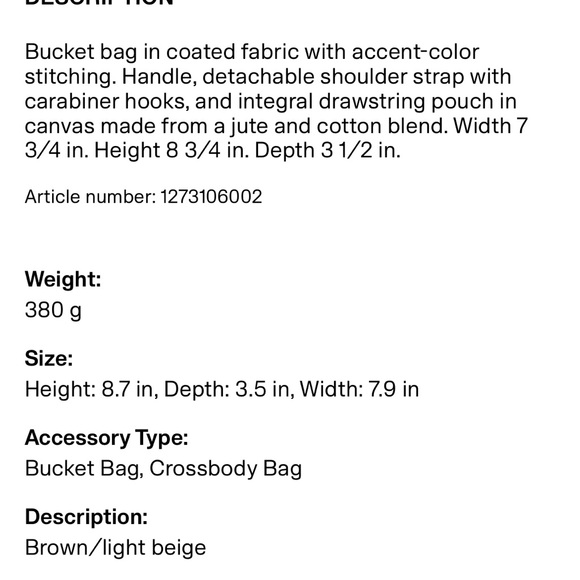 H&M Brown and Tan Crossbody Bag - Picture 5 of 6